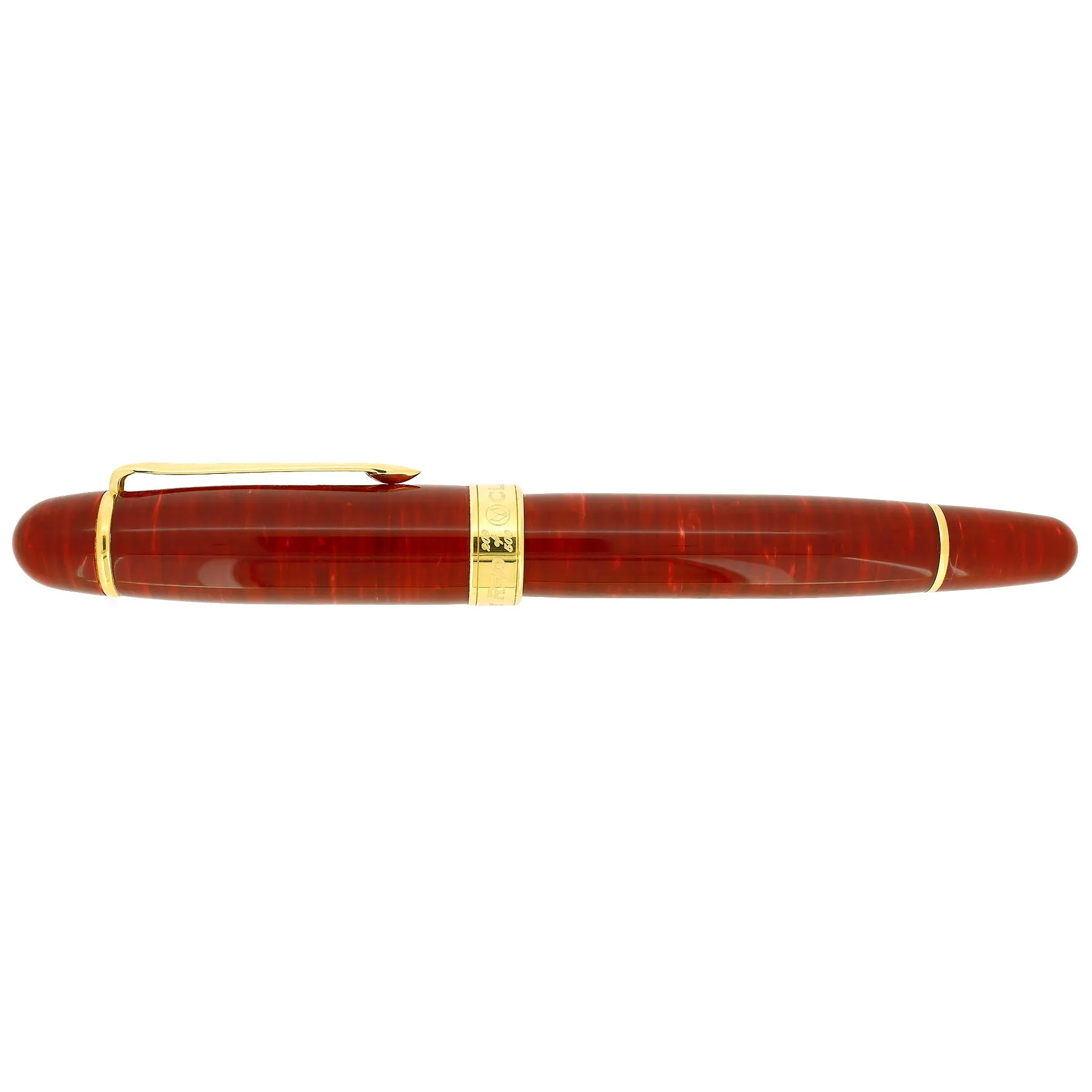 2007 CLASSIC PENS LM1 FLAME RED LAMBROU LIMITED EDITION FOUNTAIN PEN MINT