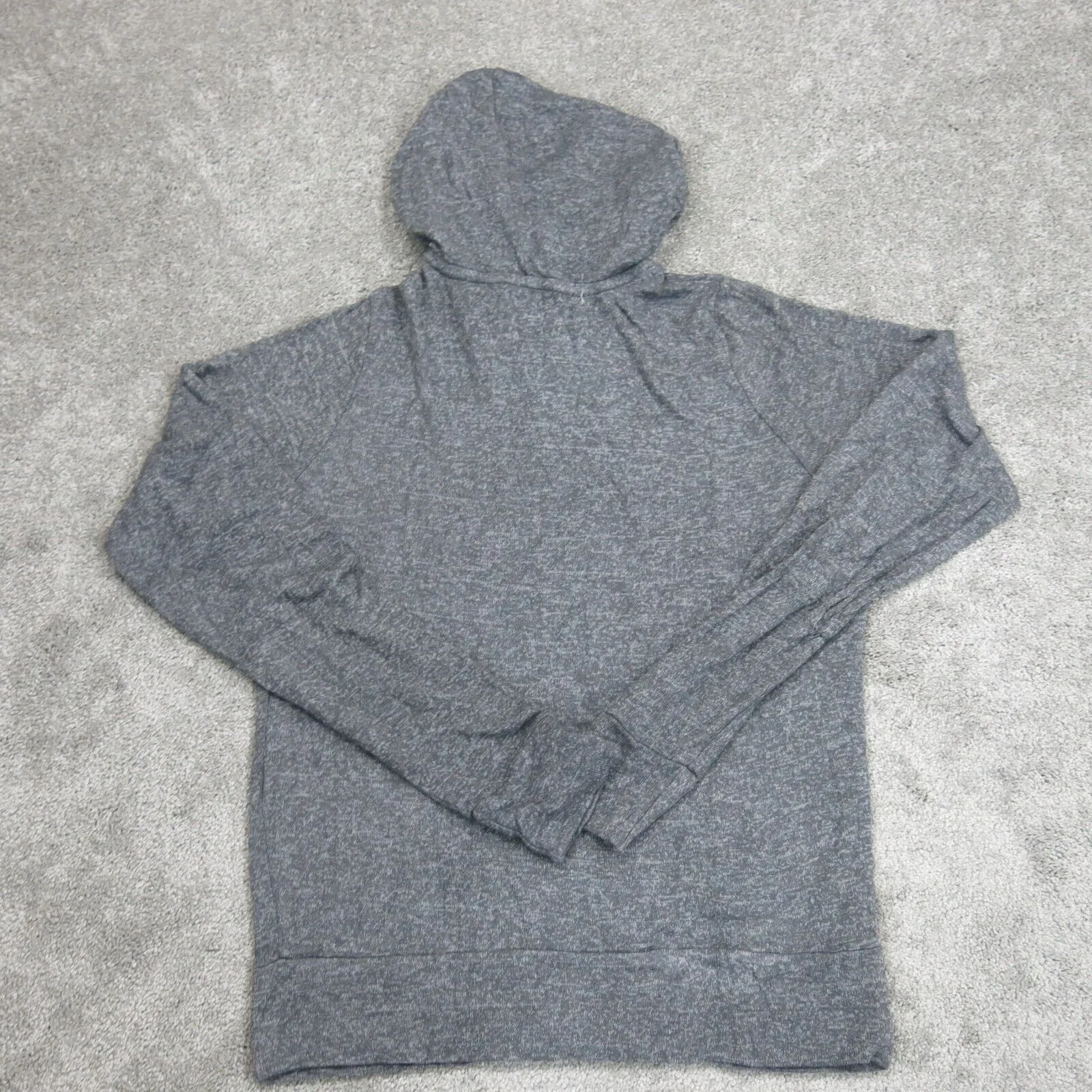 Abercrombie Fitch Women Hoodie Sweatshirts Full Zip Long Sleeve Pocket Gray SZ S