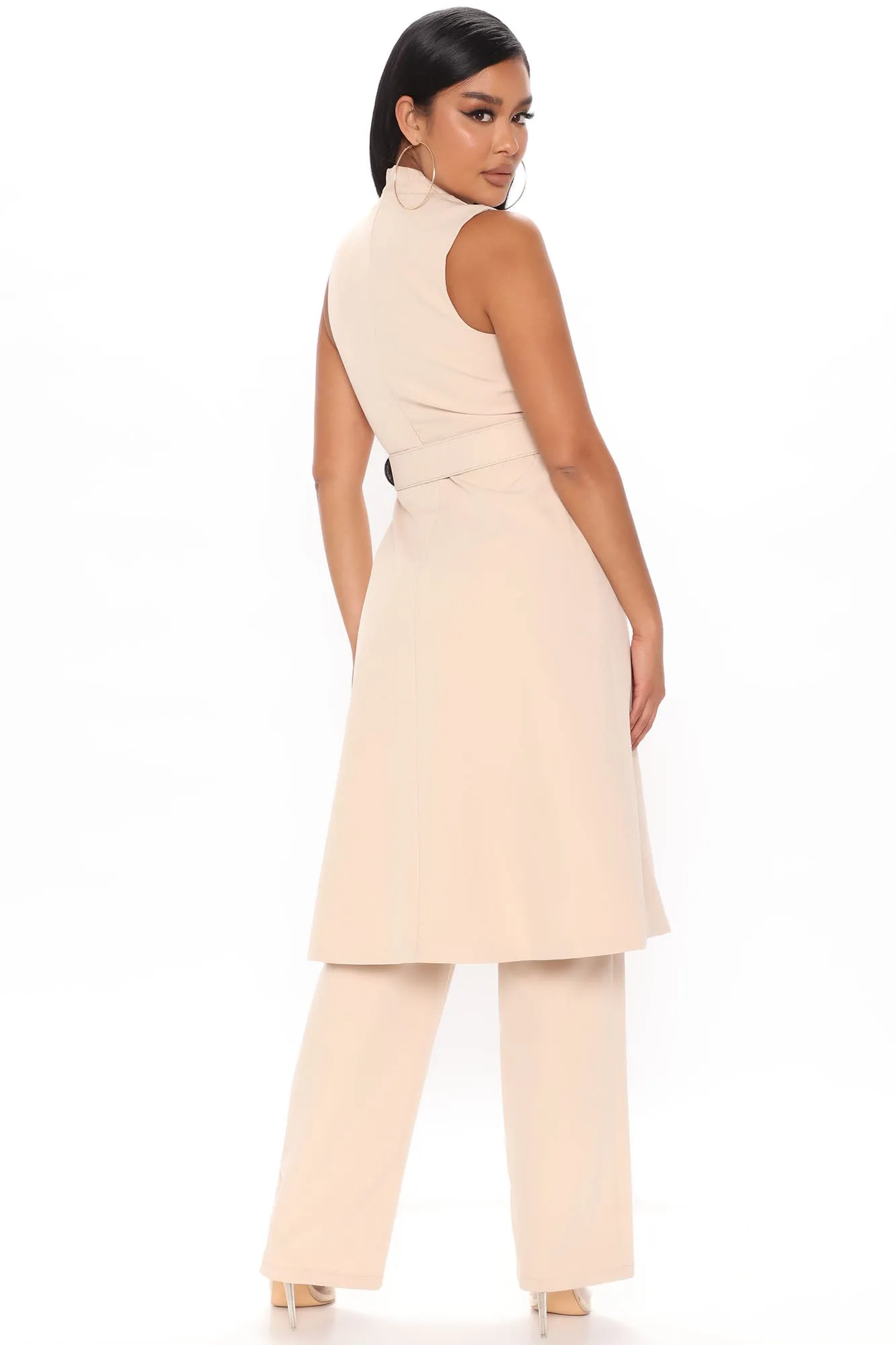 Always Professional Pant Set - Nude