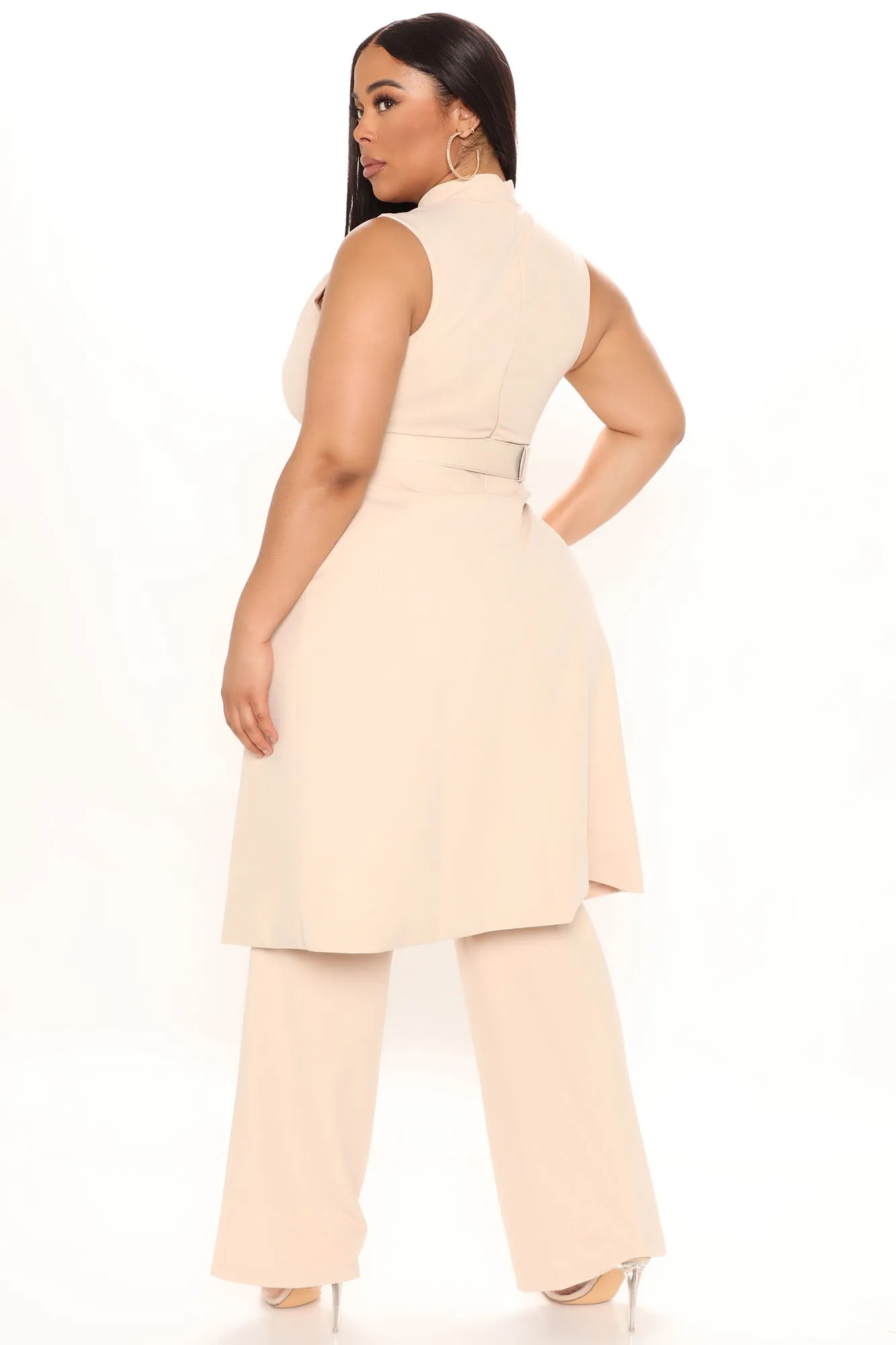 Always Professional Pant Set - Nude