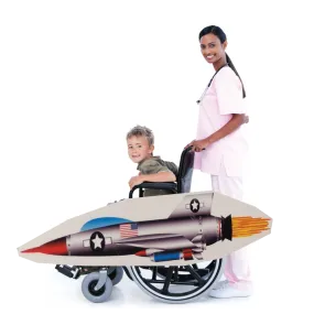 American Fighter Jet Wheelchair Costume Child's