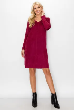 Aurora Dress w/Pockets - Wine