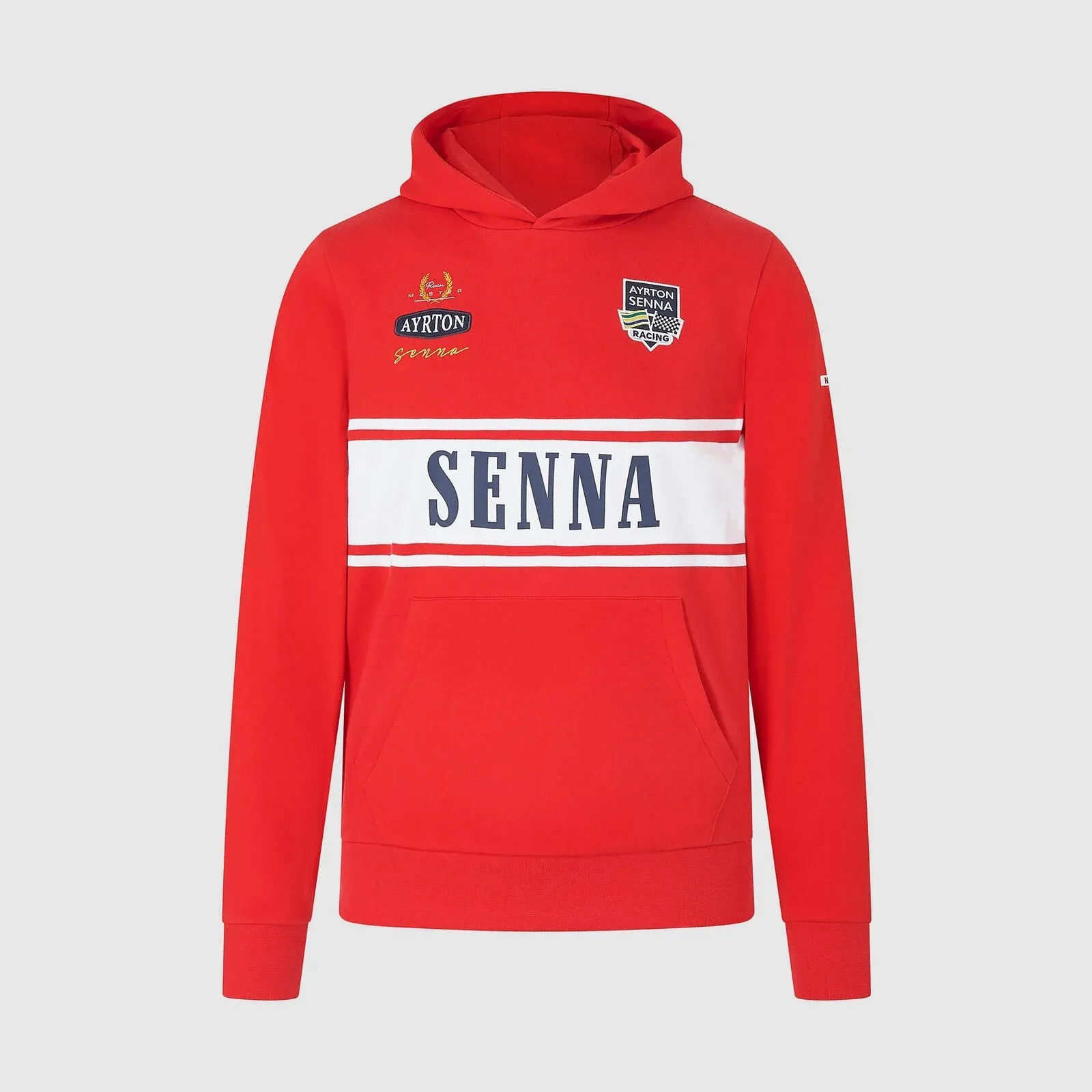 Ayrton Senna Men's Legacy Hoody- Red