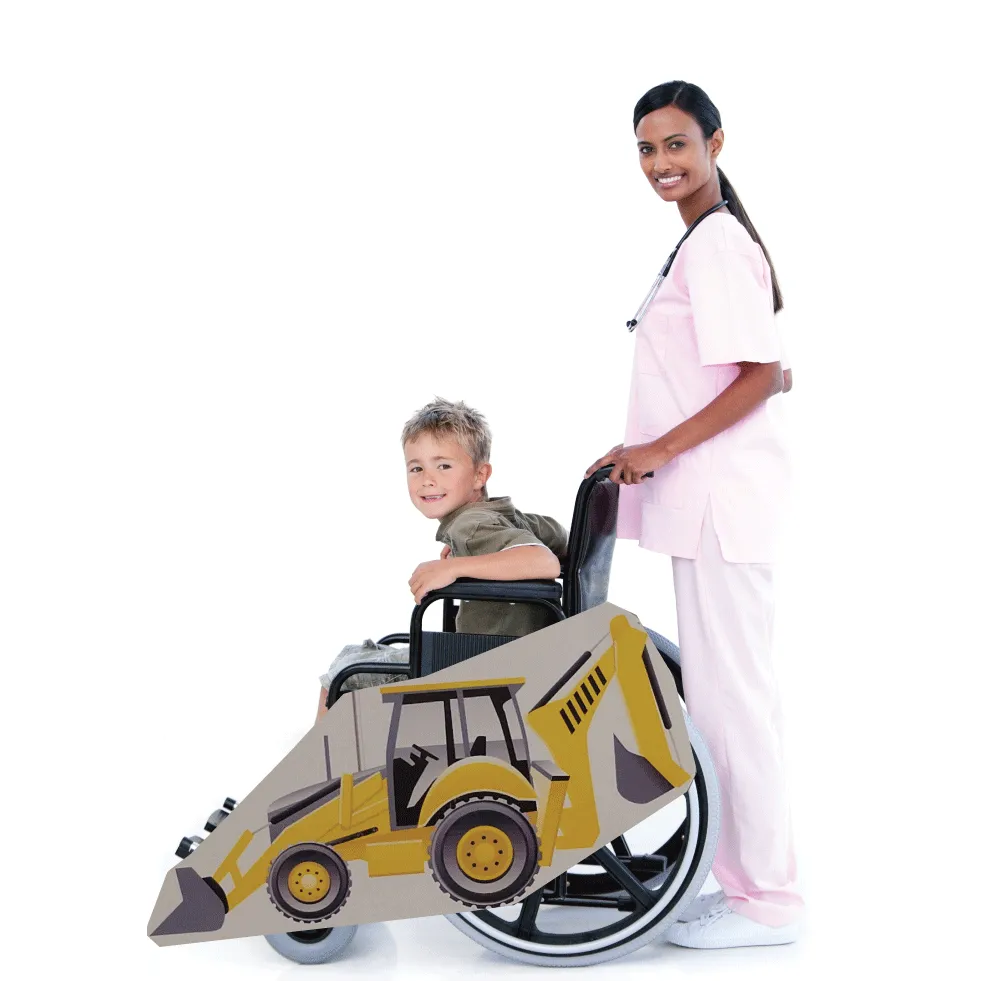 Backhoe 2 Wheelchair Costume Child's