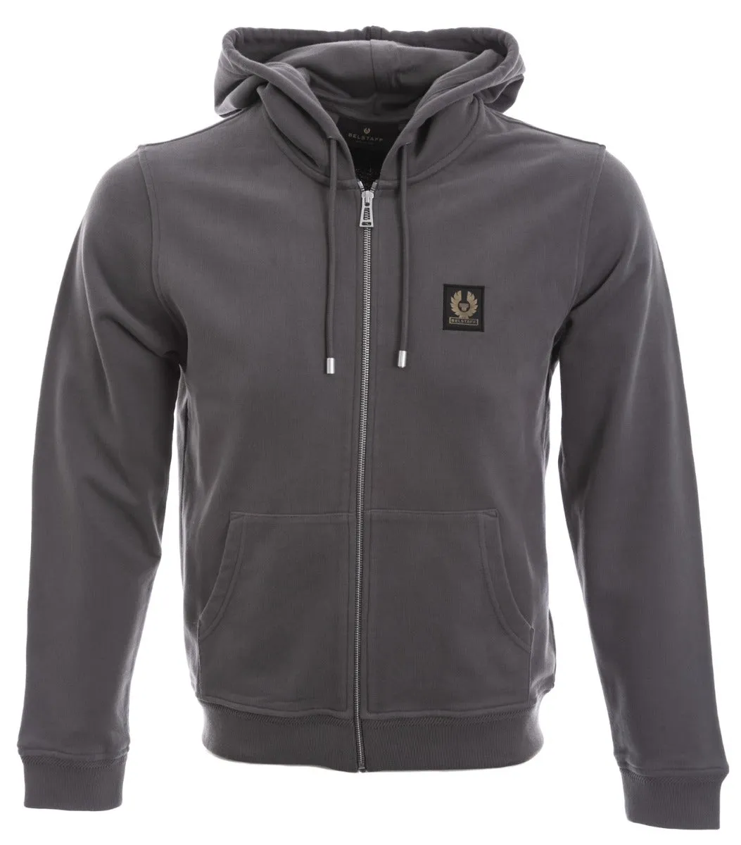 Belstaff Hoodie Sweat Top in Granite Grey