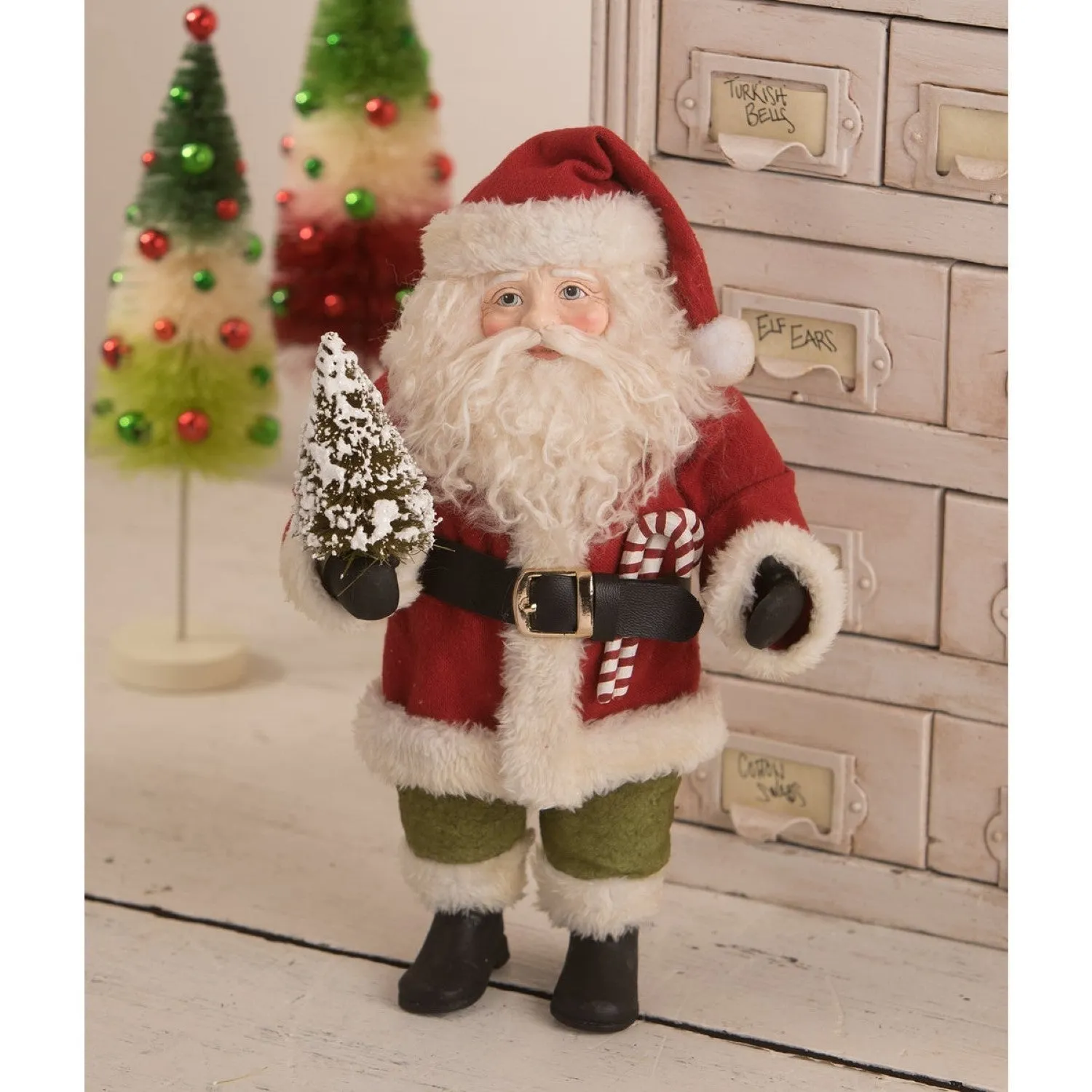 Bethany Lowe Vintage Posable Santa