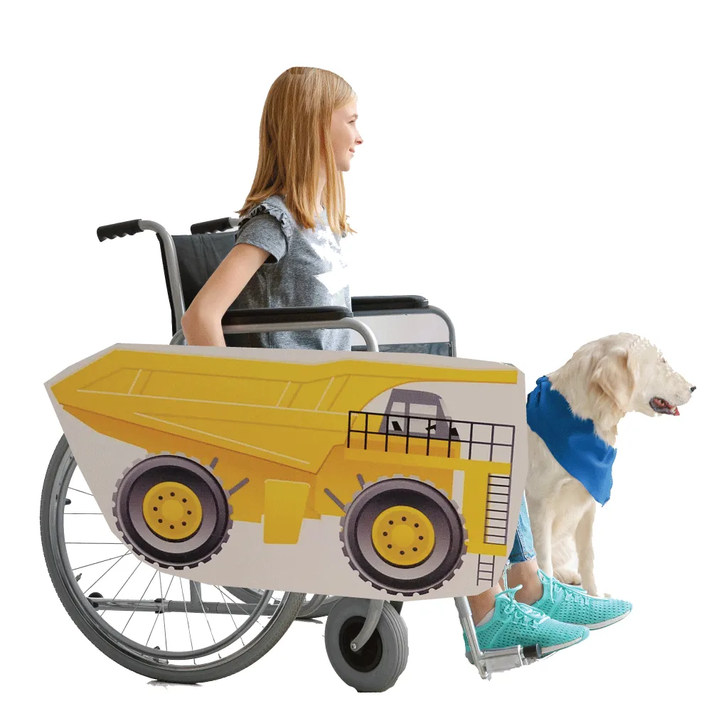 Big Dump Truck Wheelchair Costume Child's