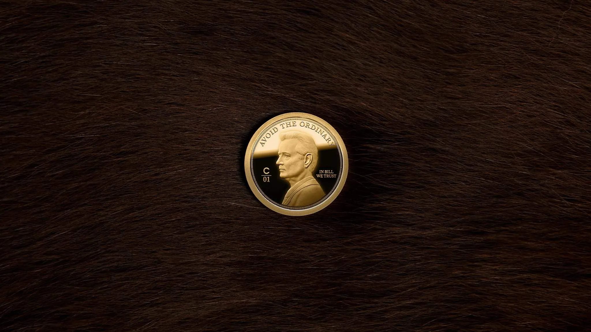 Bill Murray Ostrich Crest Gold Coin 1 oz