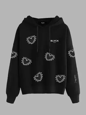 blvck X Keith Haring Pattern Hoodie