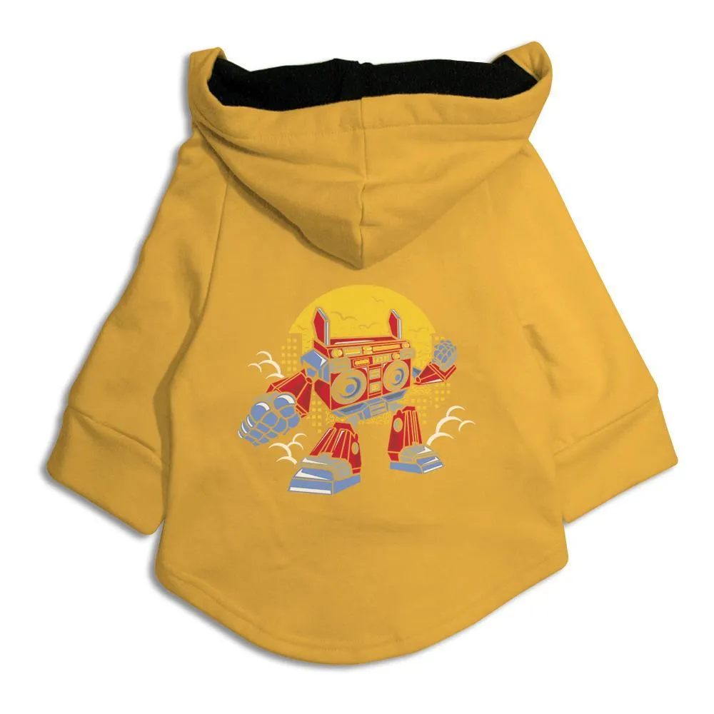 Boombox Robot Dog Hoodie Jacket