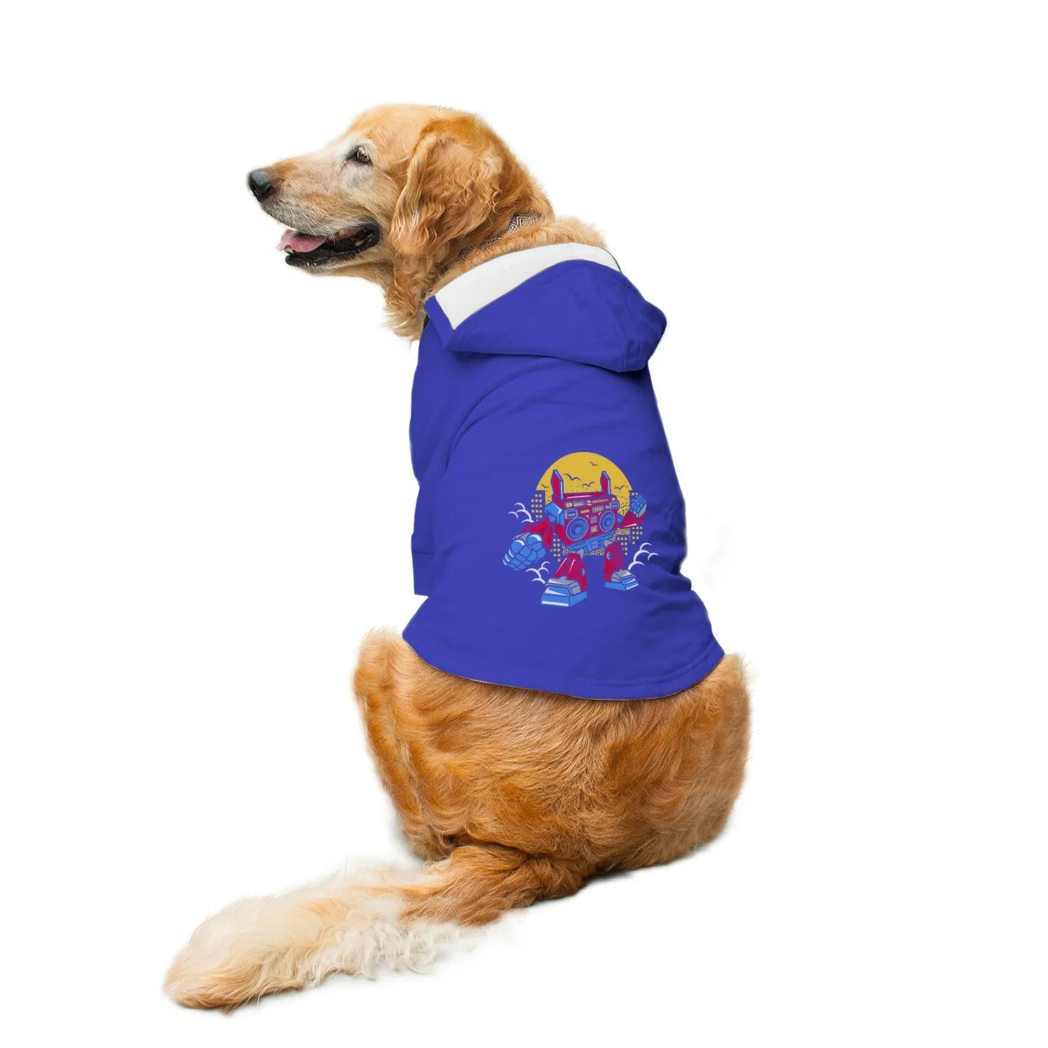 Boombox Robot Dog Hoodie Jacket