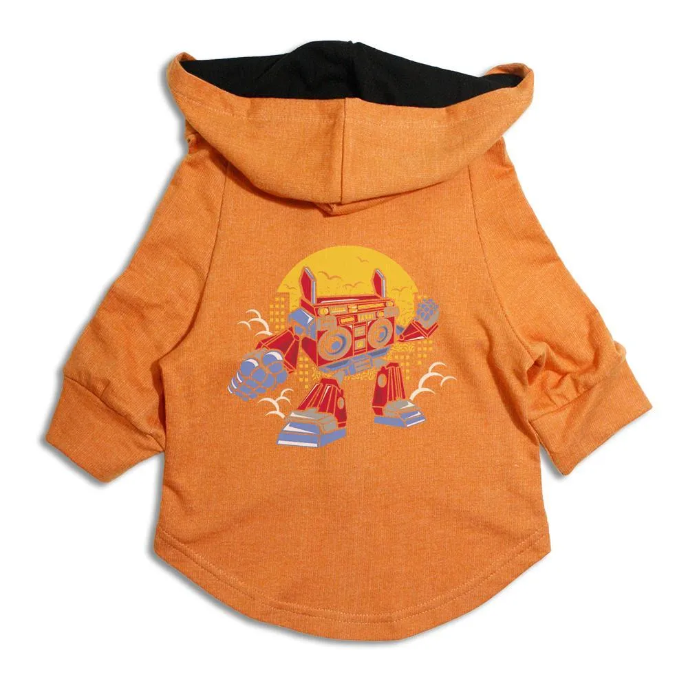 Boombox Robot Dog Hoodie Jacket