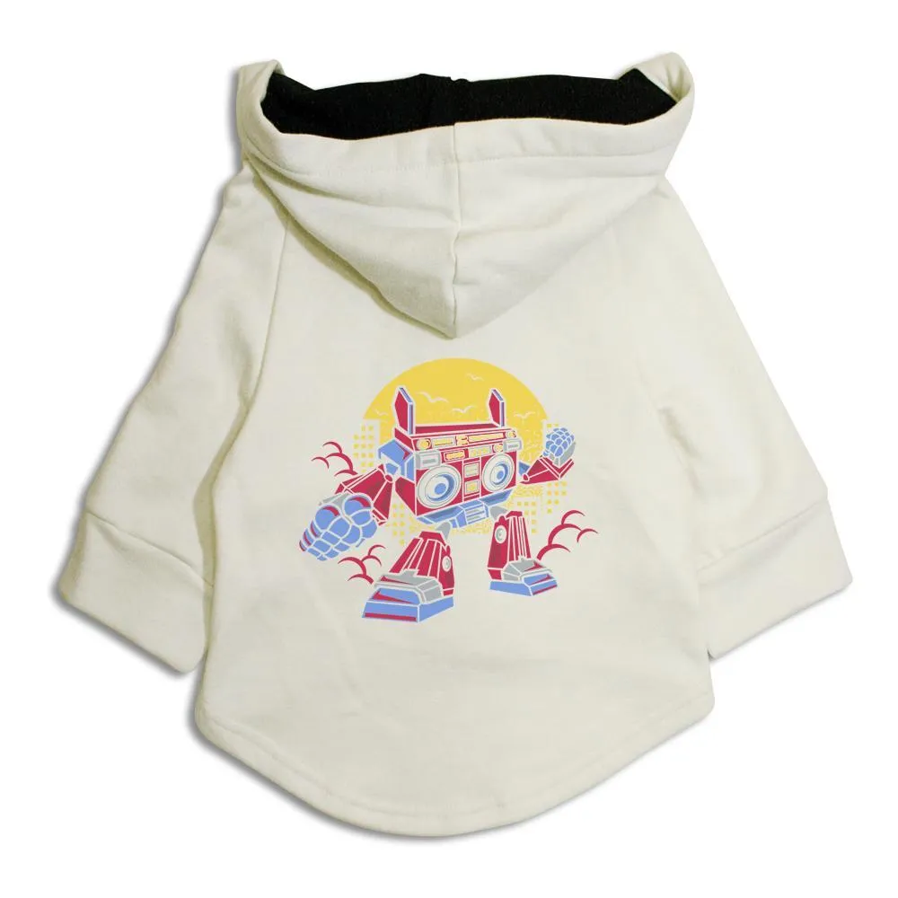 Boombox Robot Dog Hoodie Jacket