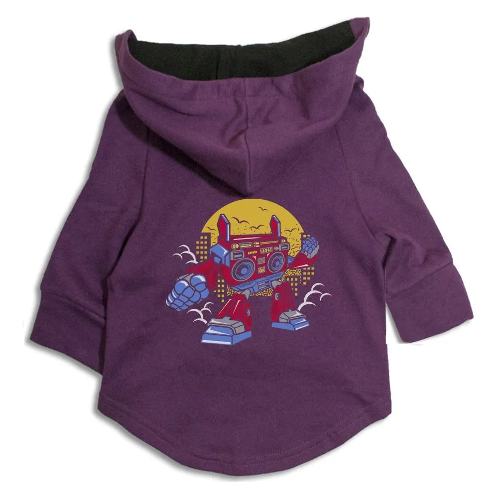 Boombox Robot Dog Hoodie Jacket