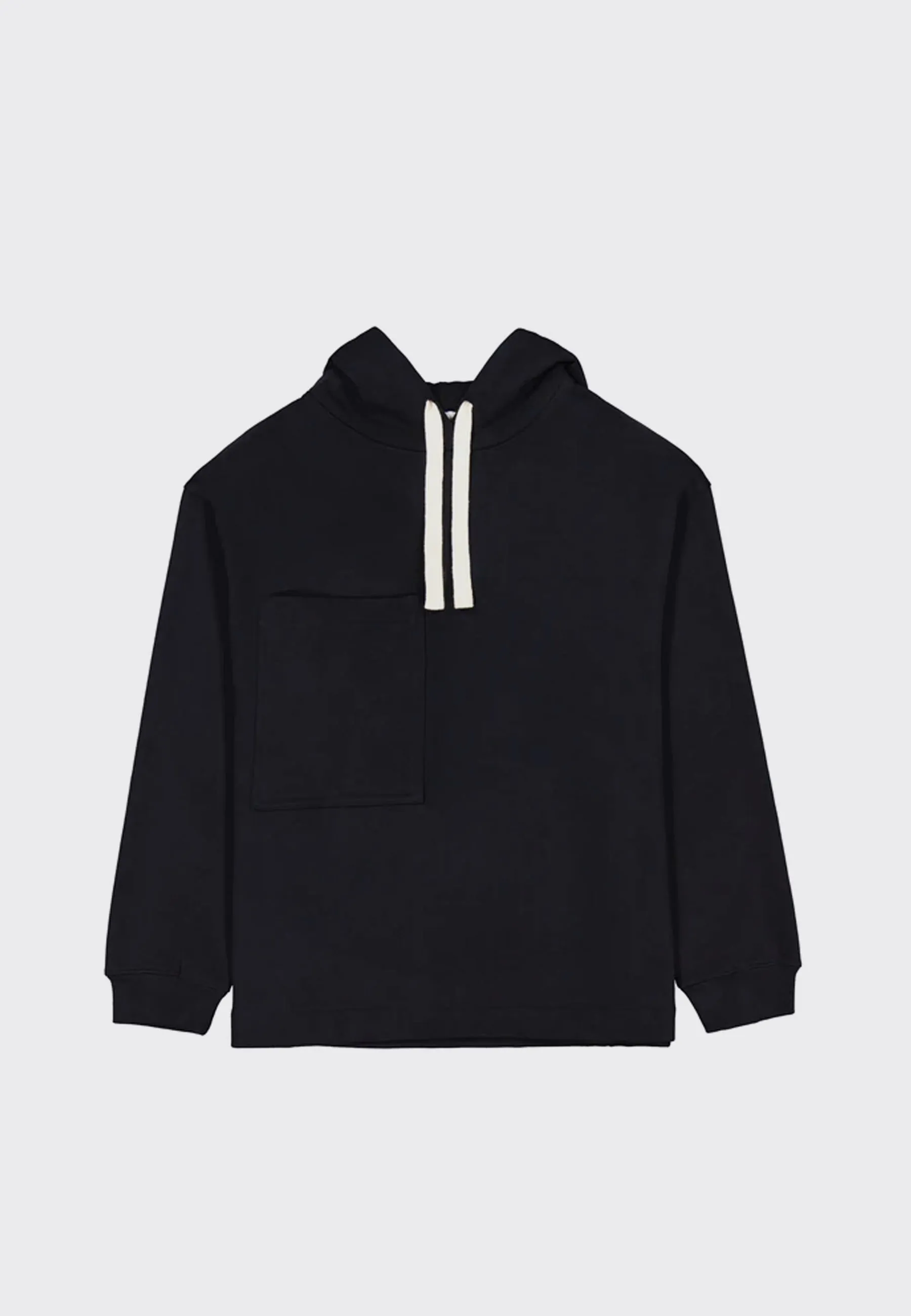 Boxy Hoodie - black