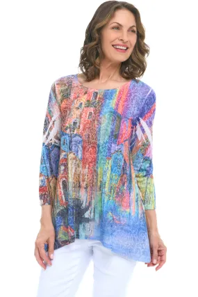 Bright City Burnout Tunic