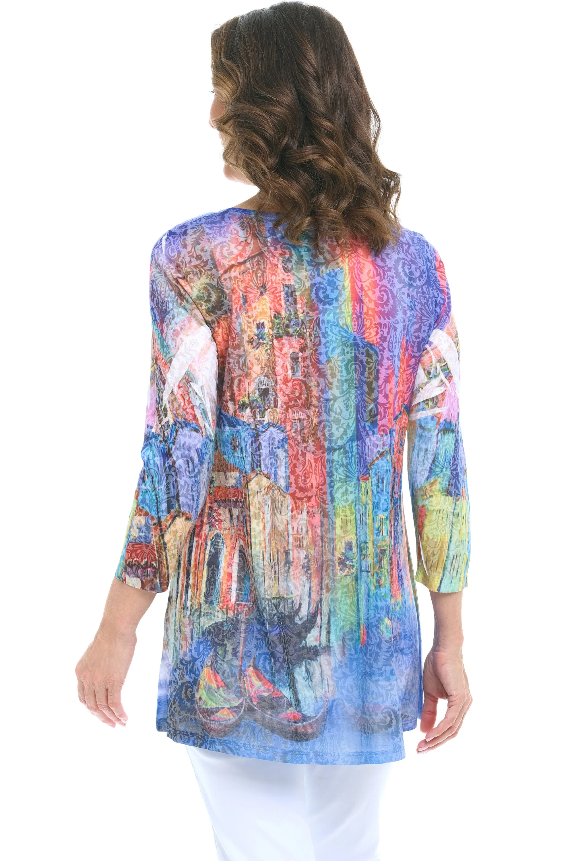 Bright City Burnout Tunic