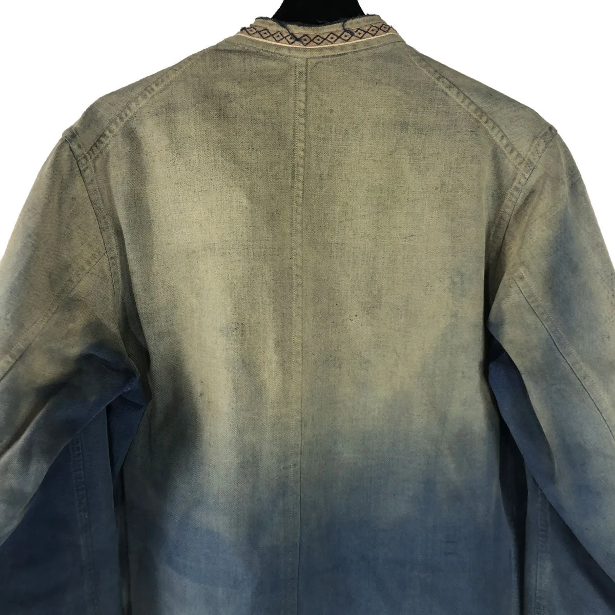 C1900 Elaborated French Moleskin Fireman Two Pocket Tunic