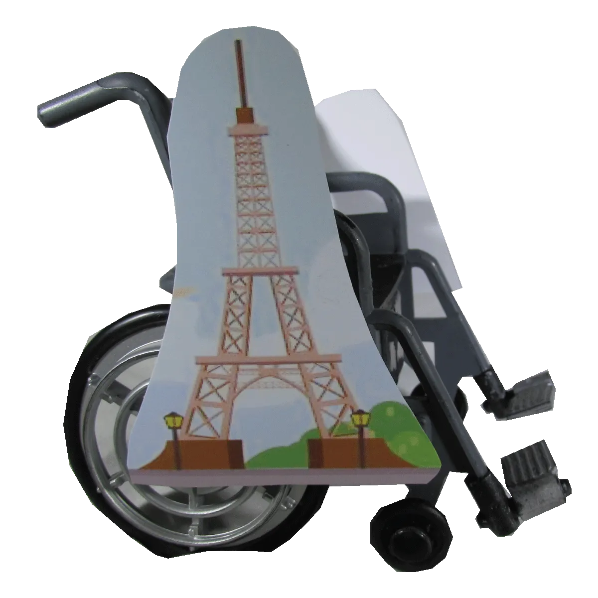 Cartoon Eiffel Tower Wheelchair Costume Child's