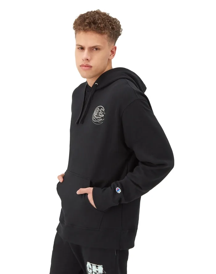 Champion Men's Dizzy C Logo Powerblend Hoodie