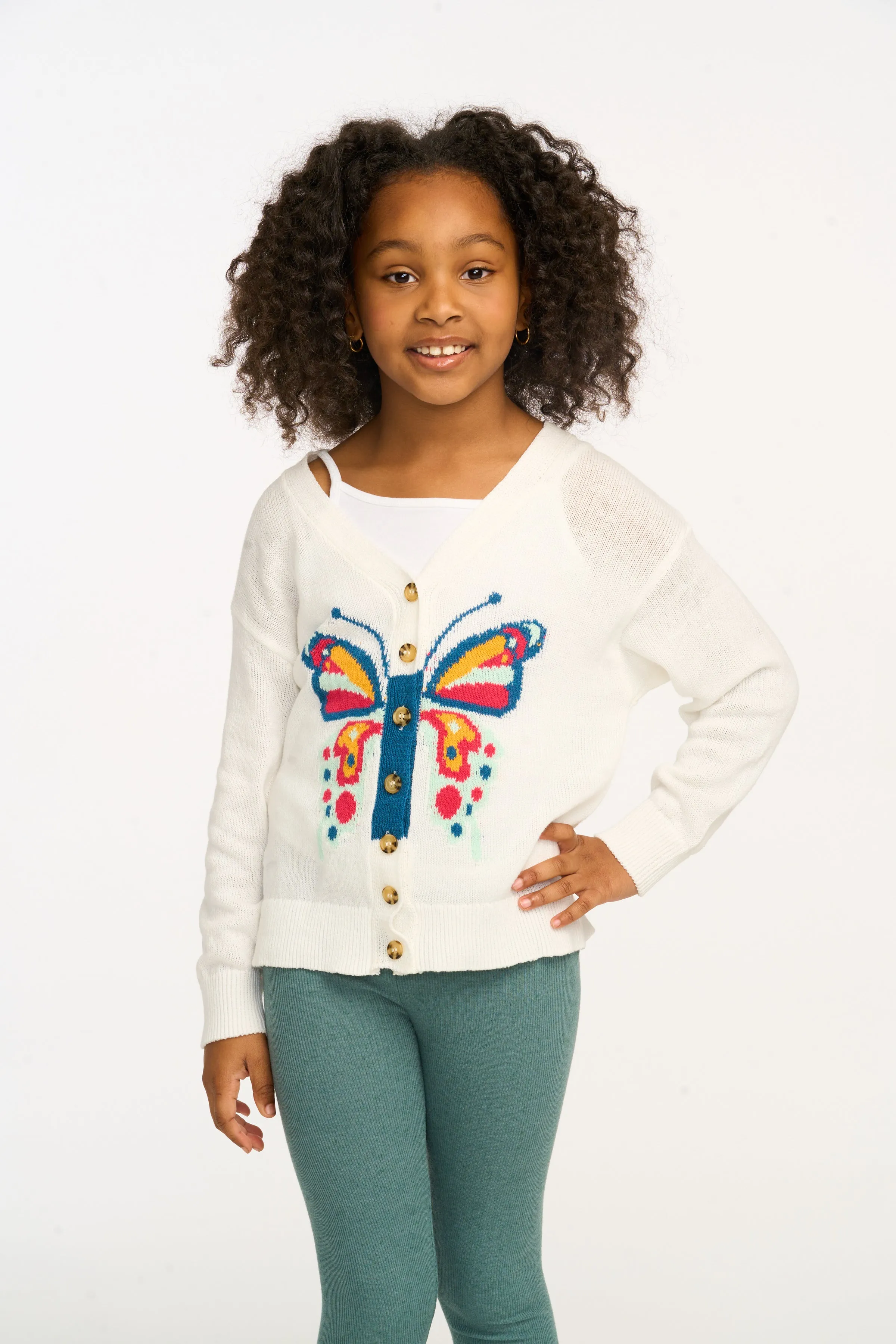 Chaser Butterfly Cardigan Sweater