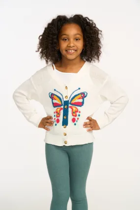 Chaser Butterfly Cardigan Sweater