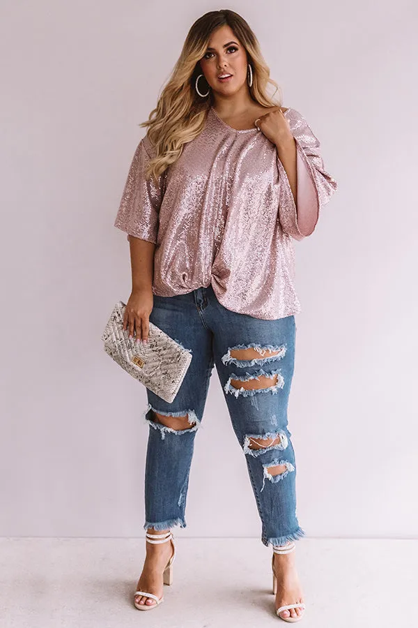 Chic, My Dear Sequin Top  Curves