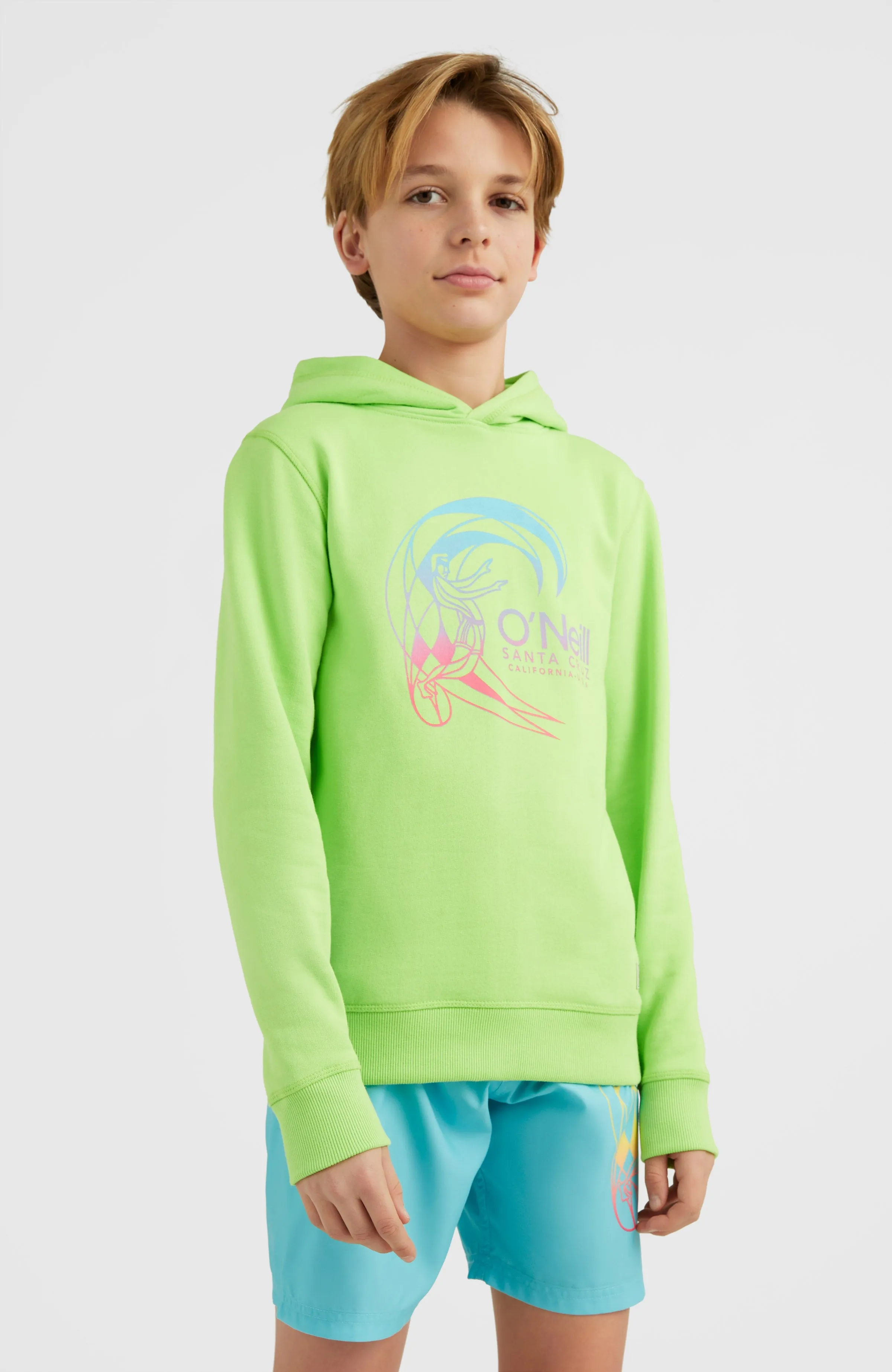 Circle Surfer Hoodie | Fluor Green