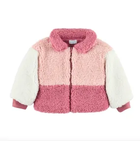 Color-Block Sherpa Jacket