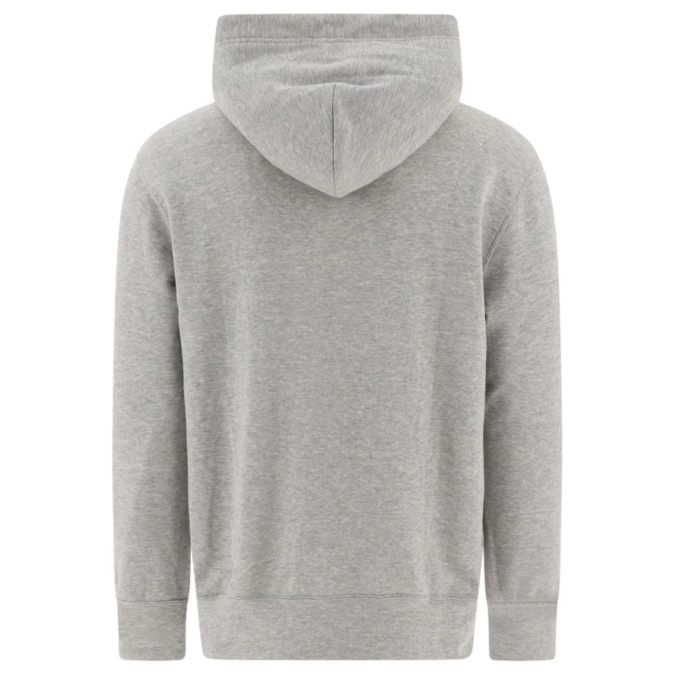 COMME DES GARÇONS PLAY RED HEART ZIP-UP HOODIE GREY