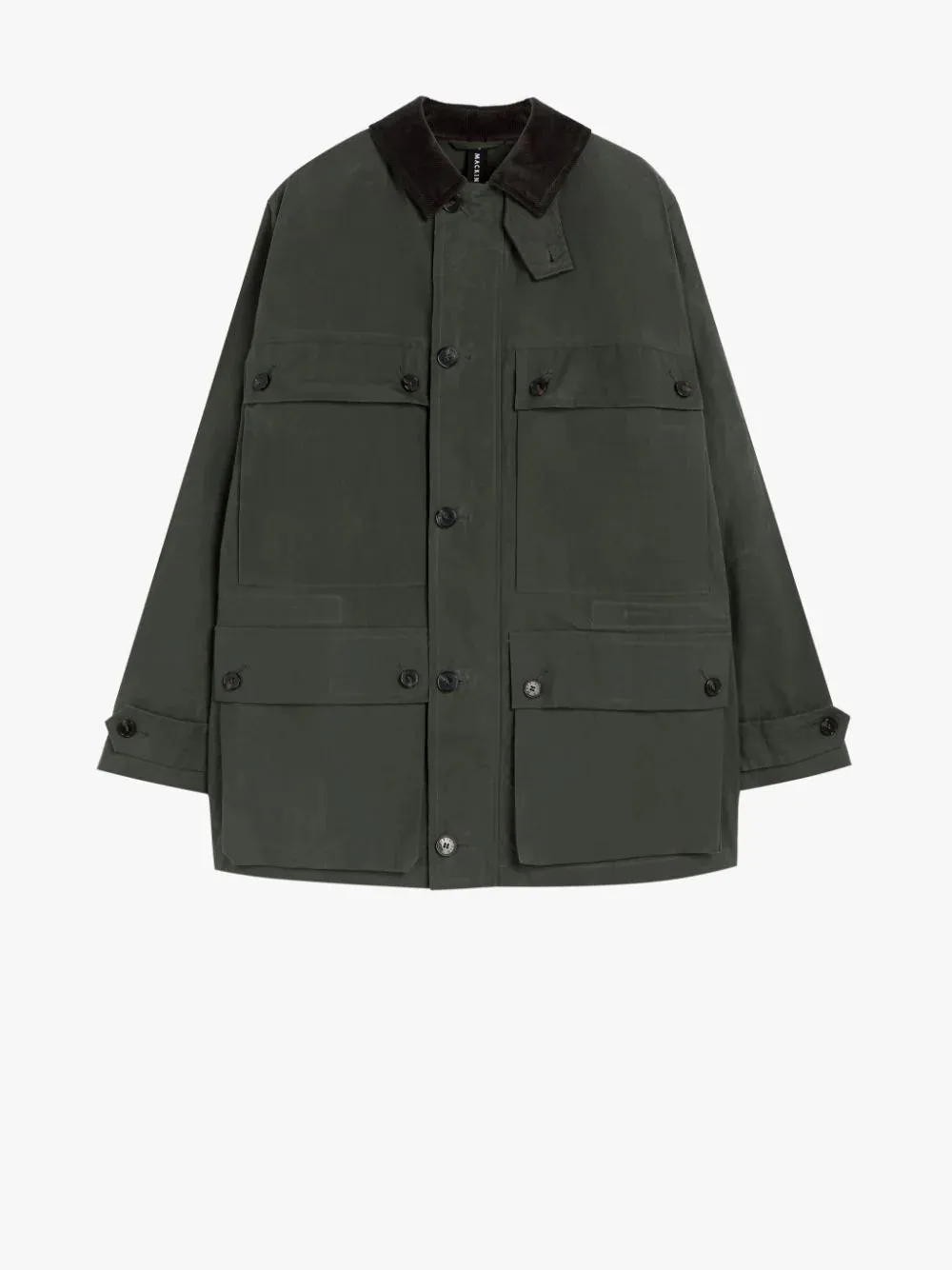 Country Green Waxed Cotton Coat