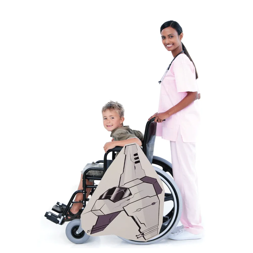 Dark Side Fighter Jet Wheelchair Costume Child's