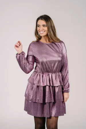 Delilah Metallic Dress