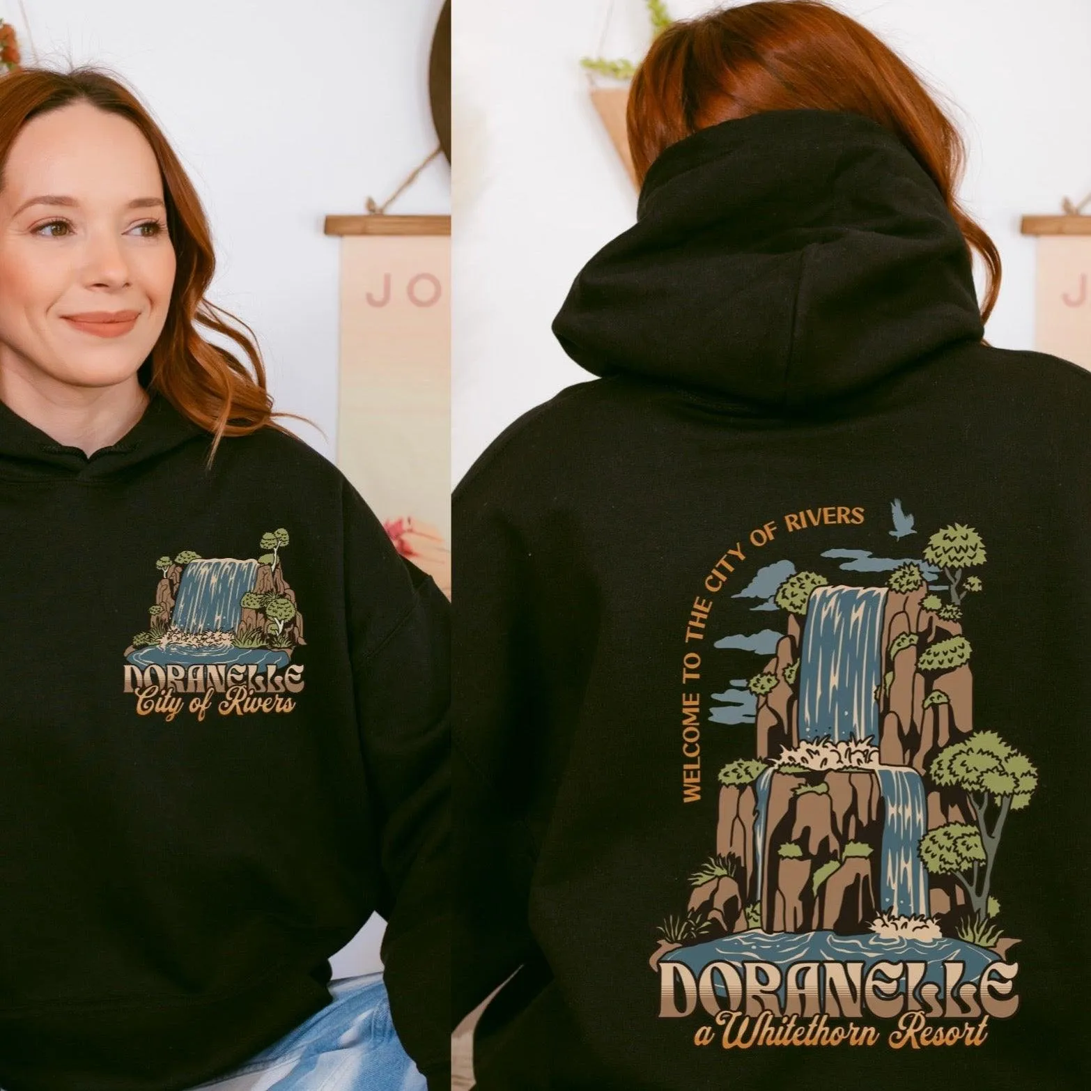 Doranelle, a Whitethorn Resort Hoodie