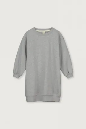 Dropped Shoulder Dress | Grey Melange