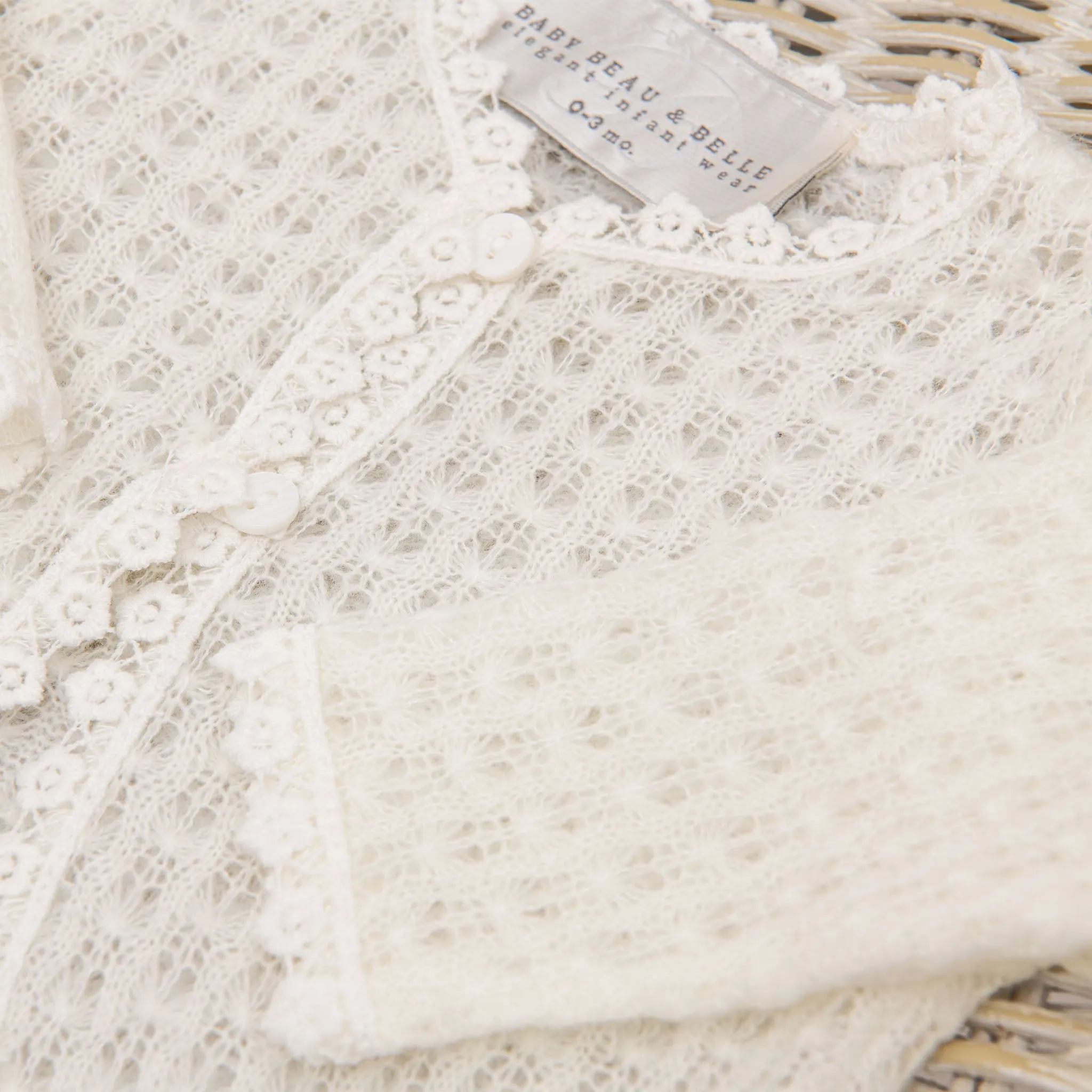 Eliza Christening Knit Sweater