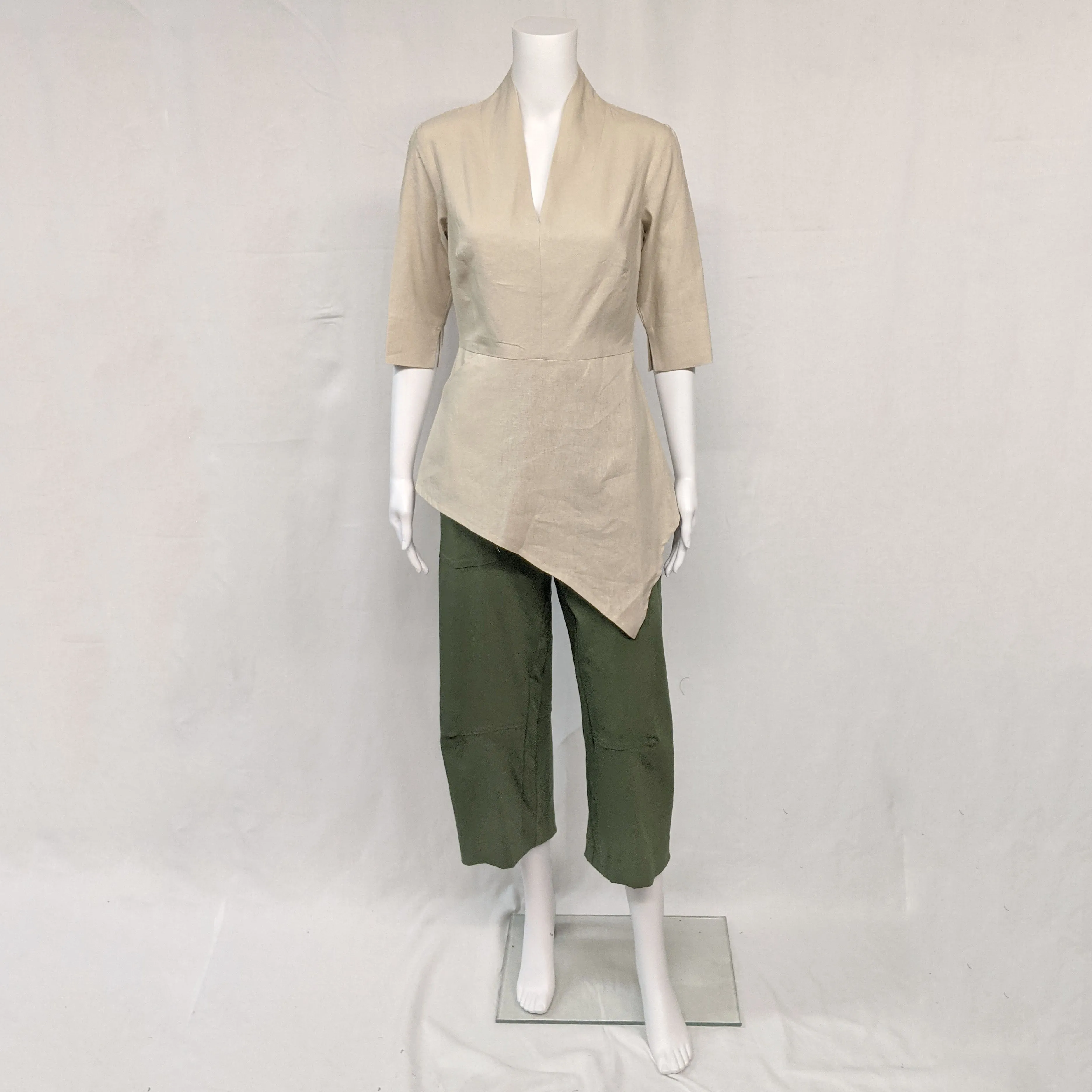 Elmira Cromwell Top in Natural by Kim Schalk