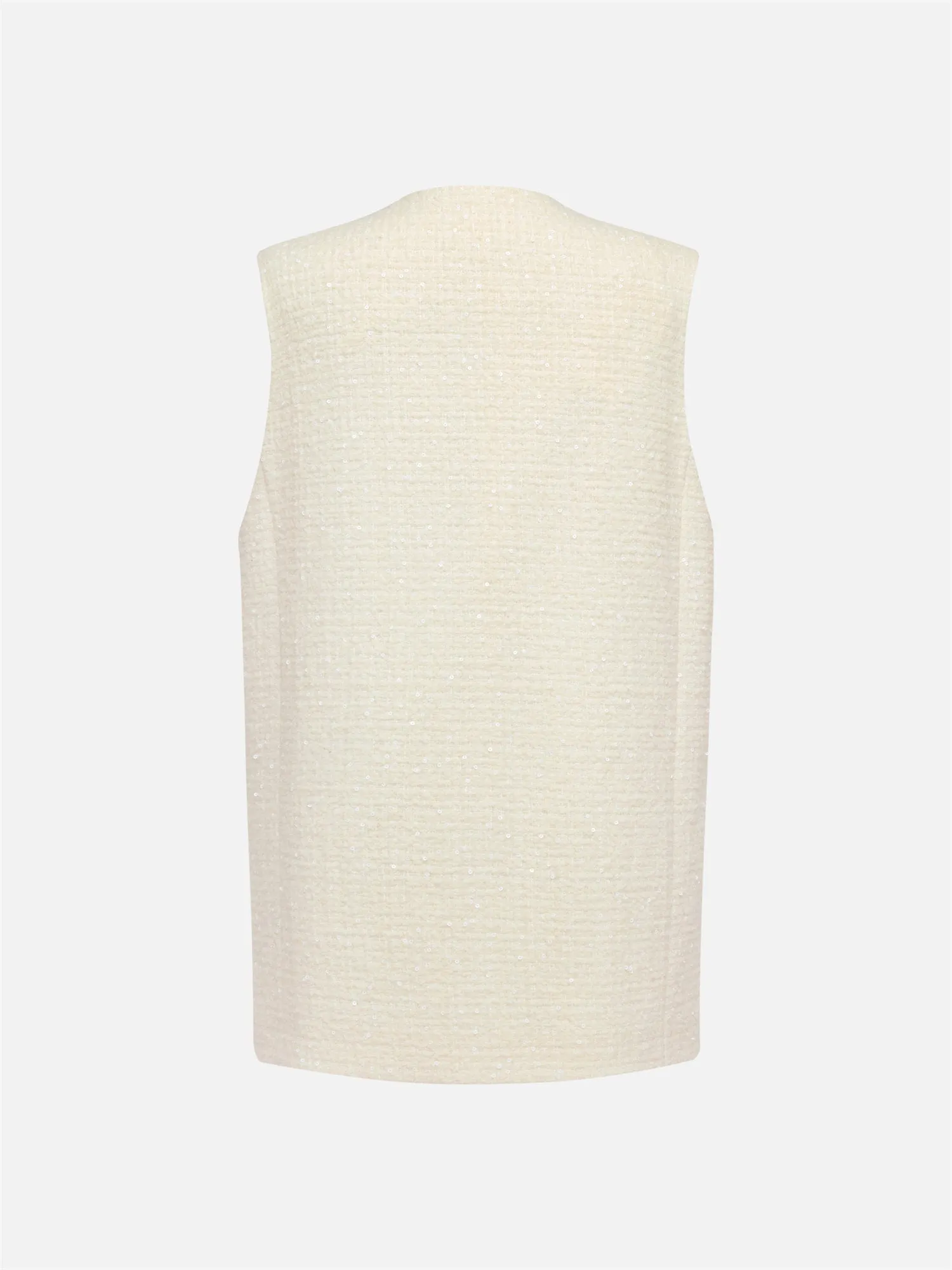 EP YAYING White Yak Wool Vest