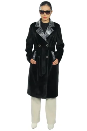 Faux Fur Demi-Season Coat