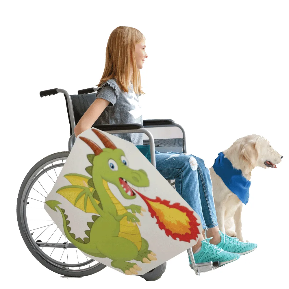 Fire Breathing Dragon Wheelchair Costume Child's