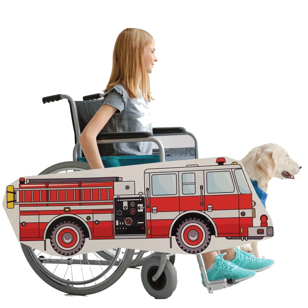 Fire Truck Wheelchair Costume Child's