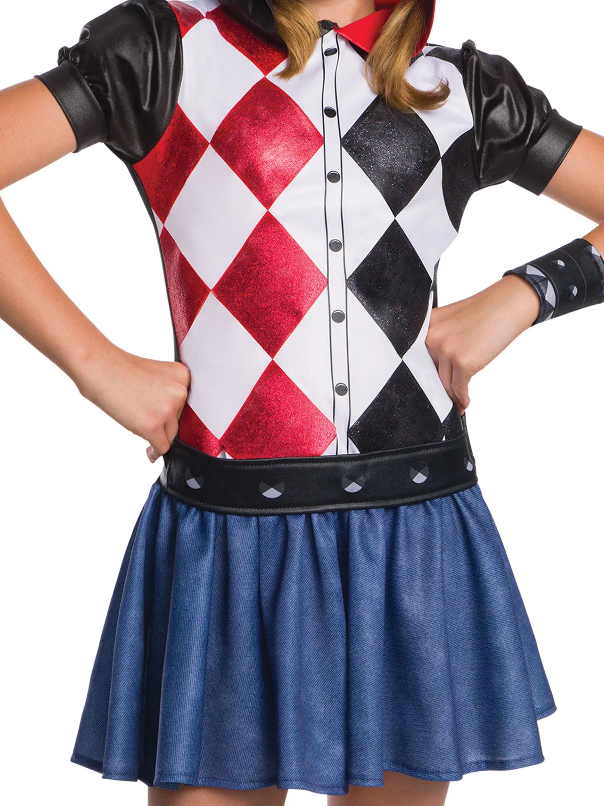 Girls Costume - Harley Quinn Dcshg Hoodie Costume