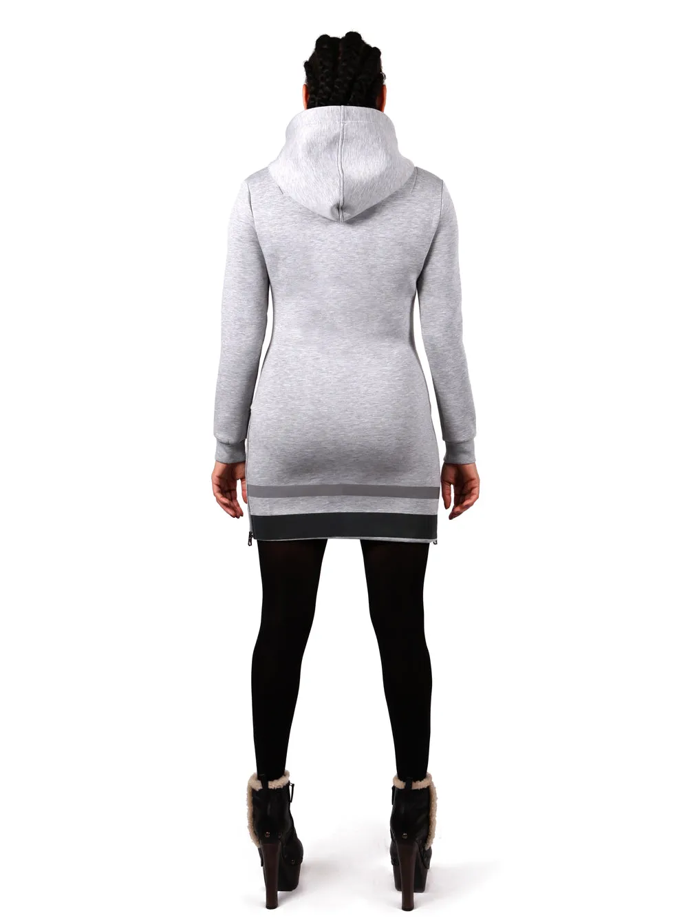 Gray Tunic Hoodie