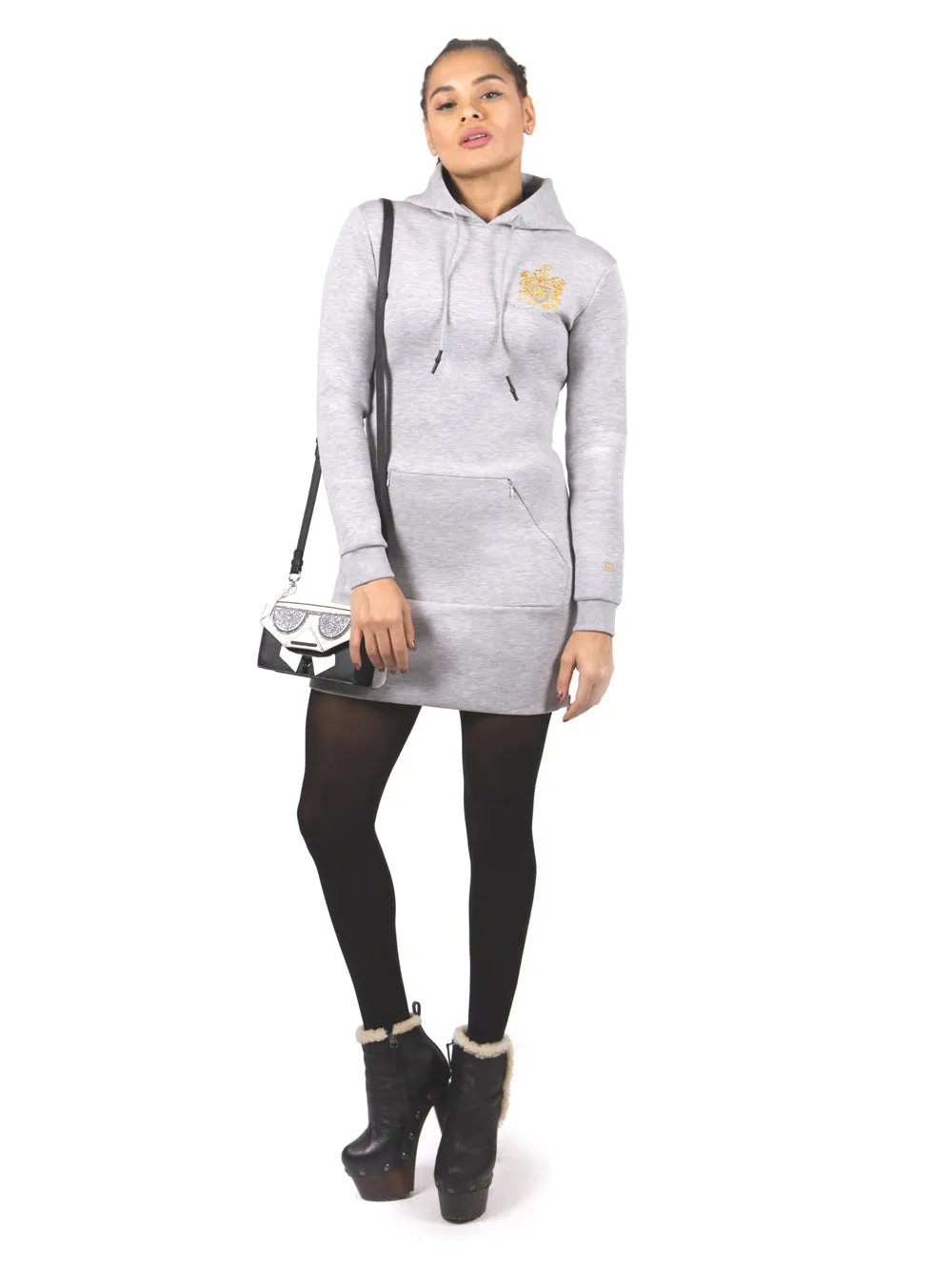 Gray Tunic Hoodie