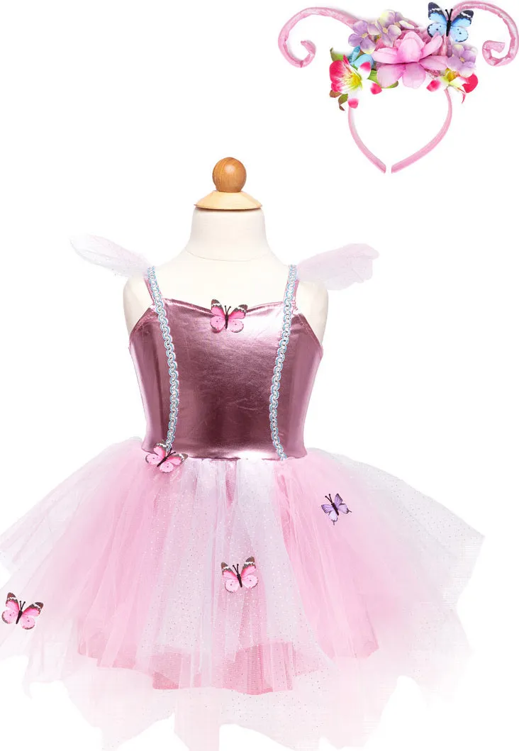 Great Pretenders Woodland Butterfly Dress   Diadem | 5-6 years