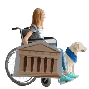 Greek Temple Wheelchair Costume Child's