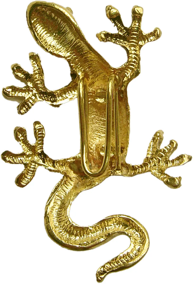 Hair Hook Gecko - Gold, Ponytail Holder