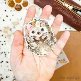 Hedgie Collection Luxe Transparent Sticker Decal