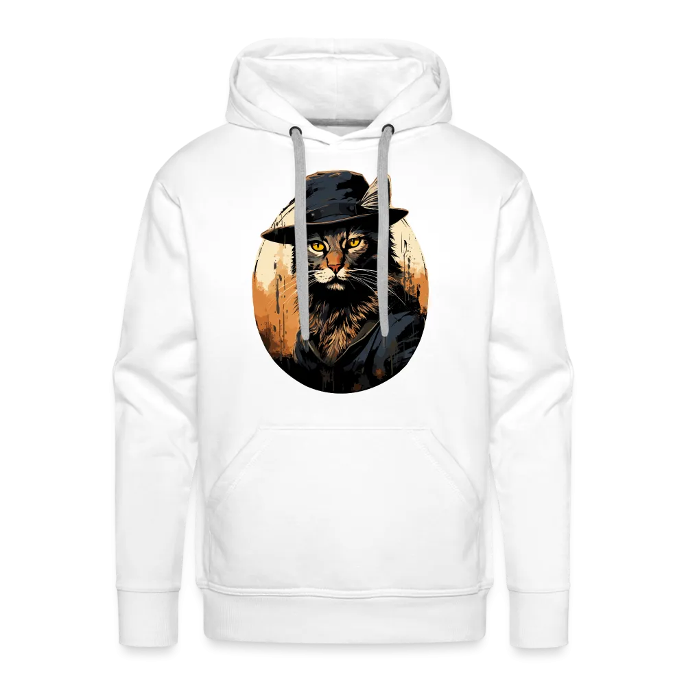 Herren Hoodie mit Katzenmotiv "Bayou Cat 2"