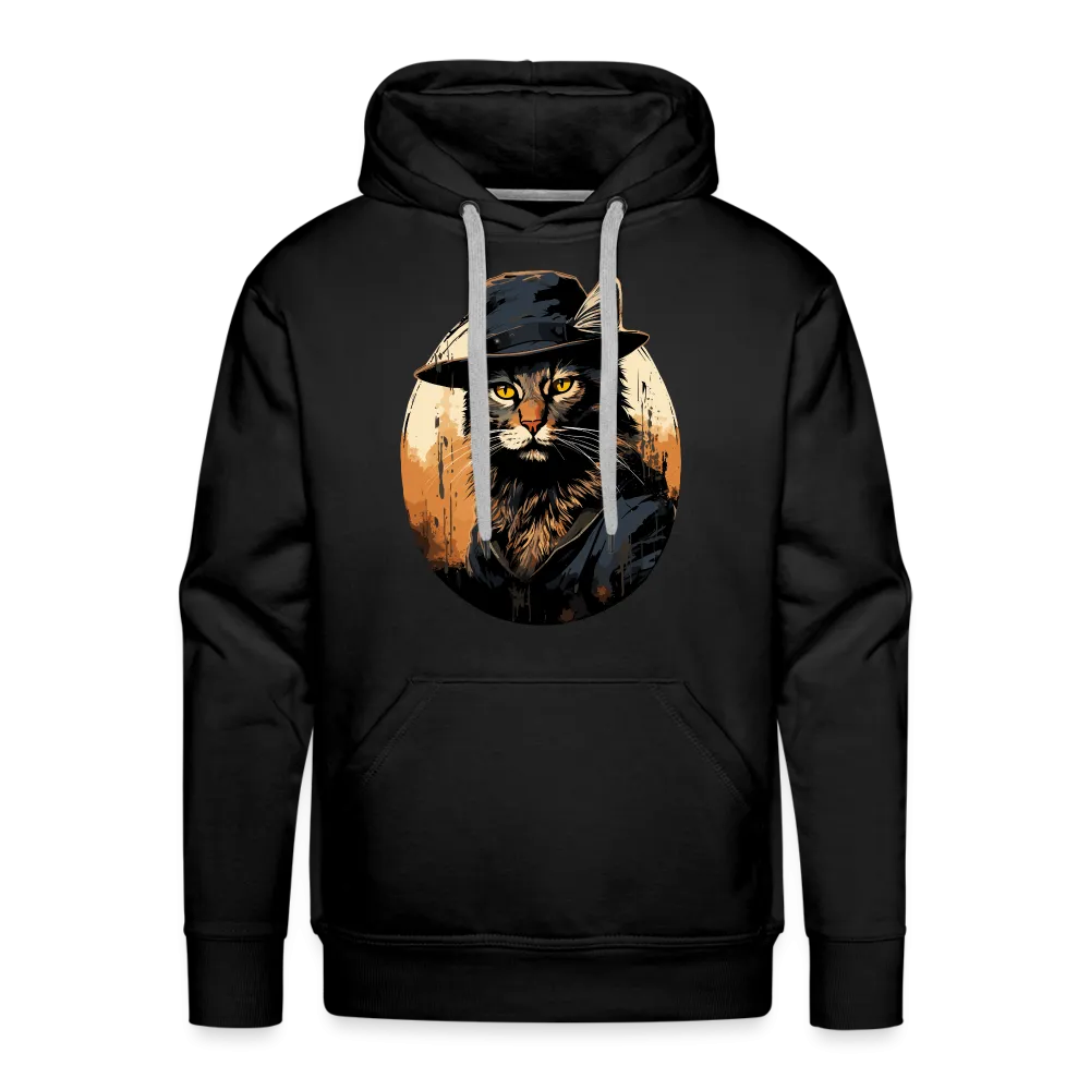 Herren Hoodie mit Katzenmotiv "Bayou Cat 2"